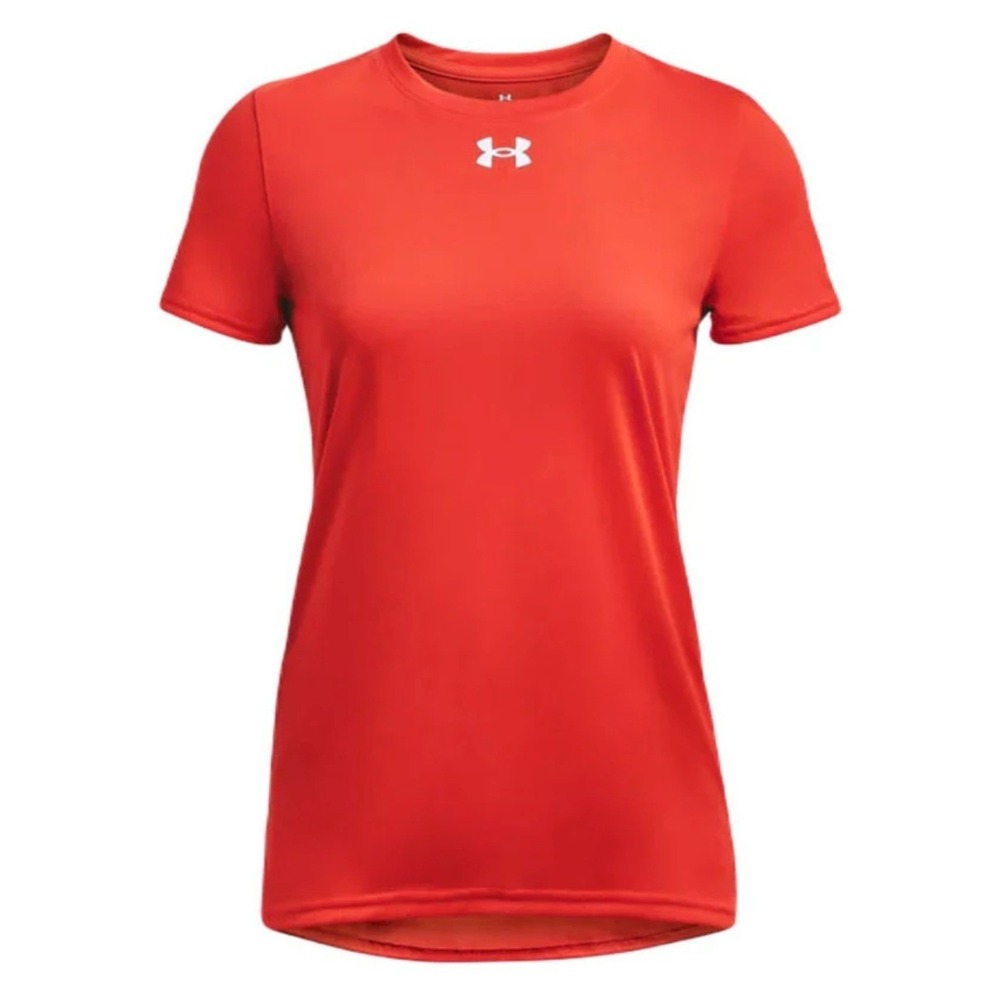 Under Armour Womens Team Tech SS Training T-Shirt Orange 1376847-860 Small NWT